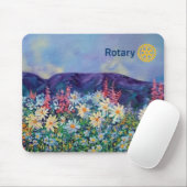 alaska schlafend lady _rotint'l Mousepad (Mit Mouse)