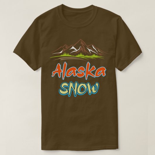 Alaska Schnee TShirt (Design vorne)