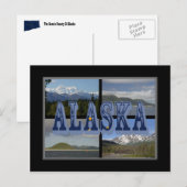 Alaska Schöne Landschaften Postkarte (Vorne/Hinten)