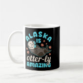 Alaska Sea Otter Vacation Souvenir Kaffeetasse (Links)