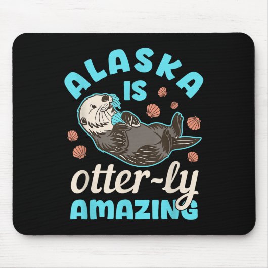 Alaska Sea Otter Vacation Souvenir Mousepad (Vorne)
