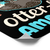 Alaska Sea Otter Vacation Souvenir Poster (Ecke)