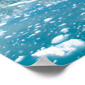 Alaska-See gefroren Poster (Ecke)