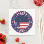 Alaska Serviette (Beispiel)