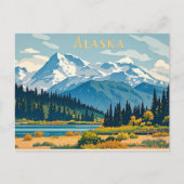 Alaska-Sicht Postkarte (Vorderseite)