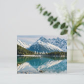 Alaska-Sicht Postkarte (Stehend Vorderseite)