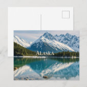 Alaska-Sicht Postkarte (Vorne/Hinten)