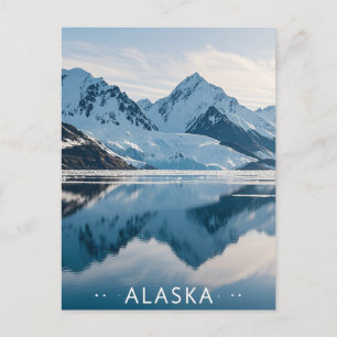 Alaska-Sicht Postkarte