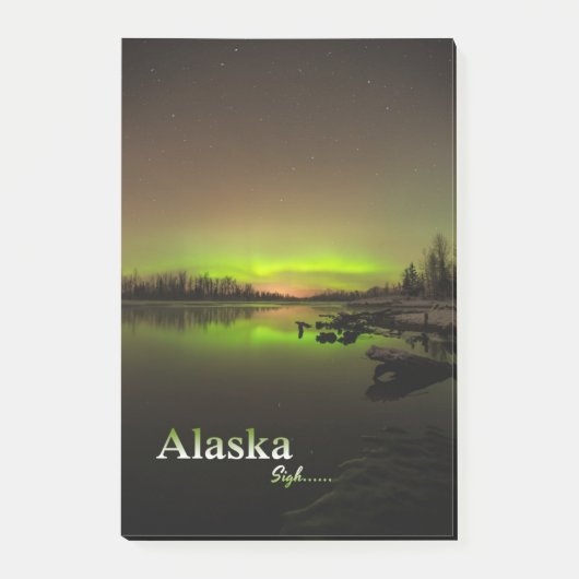 Alaska Sigh.... Post-it Klebezettel (Vorderseite)