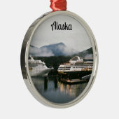 Alaska! Silbernes Ornament (Rechts)