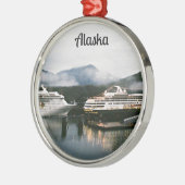 Alaska! Silbernes Ornament (Links)