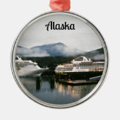 Alaska! Silbernes Ornament (Vorne)