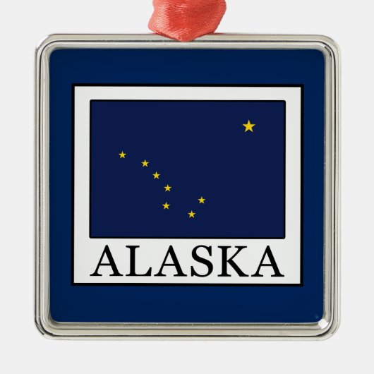 Alaska Silbernes Ornament (Vorne)