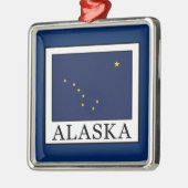 Alaska Silbernes Ornament (Links)