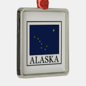Alaska Silbernes Ornament (Rechts)