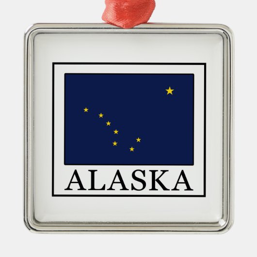 Alaska Silbernes Ornament (Vorne)