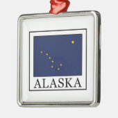 Alaska Silbernes Ornament (Links)