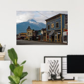 Alaska Skagway Town Gebäude Foto Poster (Heimbüro)