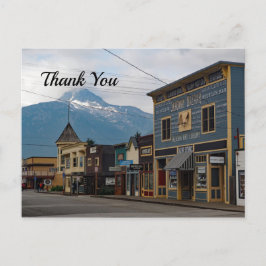 Alaska Skagway Town Gebäude Foto Vielen Dank Postkarte