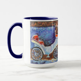 Alaska Sleigh Bells Ring Zweifarbige Tasse