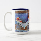 Alaska Sleigh Bells Ring Zweifarbige Tasse (Links)