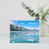 Alaska Snow Glacier Bergtour Postkarte (Stehend Vorderseite)