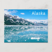 Alaska Snow Glacier Bergtour Postkarte (Vorderseite)