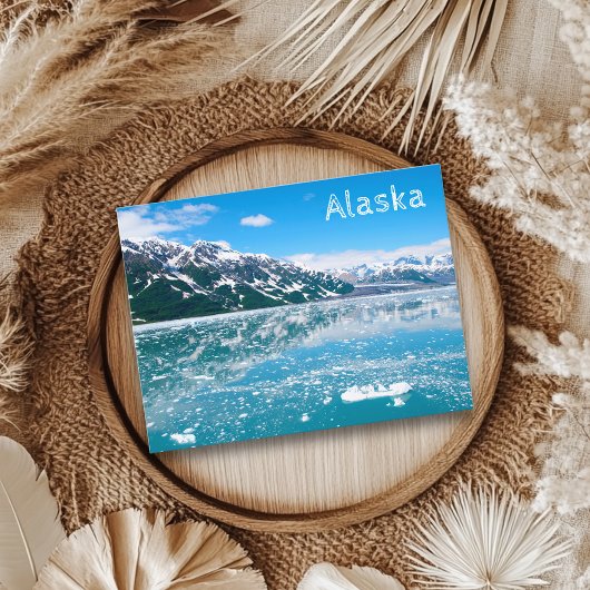 Alaska Snow Glacier Bergtour Postkarte
