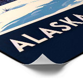 Alaska Staat Bird - Willow Ptarmigan Vintag Poster (Ecke)