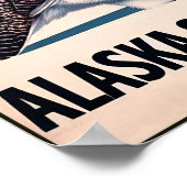 Alaska Staat Bird - Willow Ptarmigan Vintag Poster (Ecke)