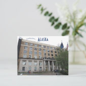Alaska Staat Hauptstadt Gebäude Postkarte (Stehend Vorderseite)