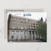Alaska Staat Hauptstadt Gebäude Postkarte (Vorne/Hinten)
