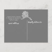 Alaska Staat Moving Announcement Post Card Ankündigungspostkarte (Rückseite)