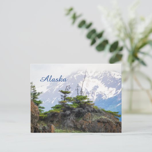 Alaska Staat Postkarten - Bluffs and Mountains (Stehend Vorderseite)