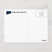 Alaska Staat Siegel Postkarte (Rückseite)