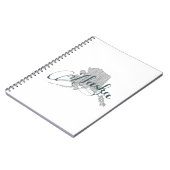 Alaska Staat Typografie Notizblock (Linke Seite)