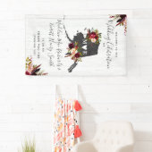 Alaska Staat Zielort Rustikale Hochzeit Willkommen Banner (Insitu)