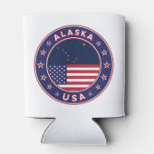 Alaska, Staaten der USA Dosenkühler (Rückseite)
