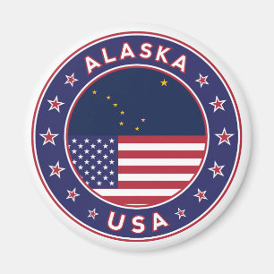 Alaska, Staaten der USA Magnet