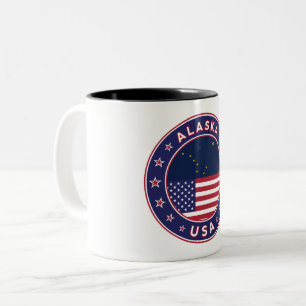 Alaska, Staaten der USA Zweifarbige Tasse
