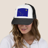 Alaska-Staats-Flagge Truckerkappe (Beispiel)