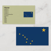 Alaska-Staats-Flagge Visitenkarte (Vorne/Hinten)