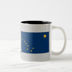 Alaska-Staats-Flagge Zweifarbige Tasse