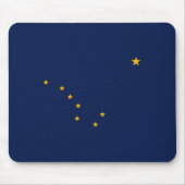 Alaska-Staats-Flaggen-Entwurf Mousepad (Vorne)