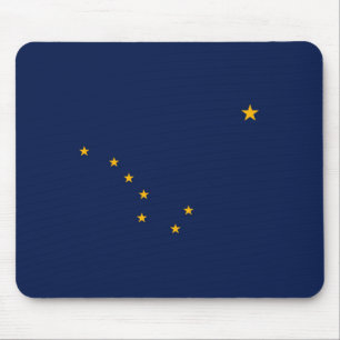 Alaska-Staats-Flaggen-Entwurf Mousepad