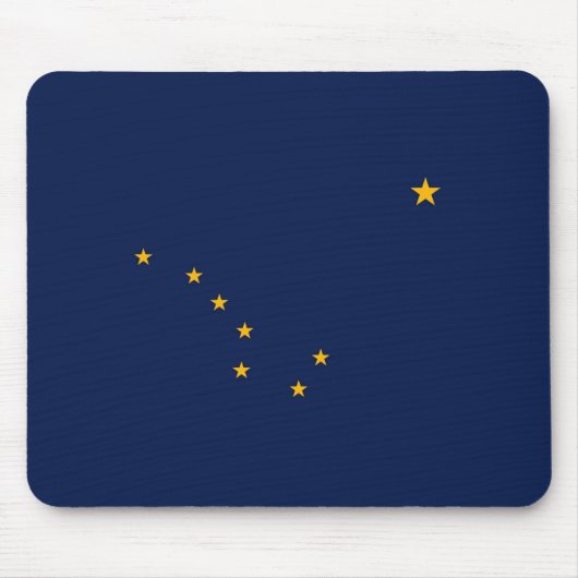 Alaska-Staats-Flaggen-Entwurf Mousepad (Vorne)