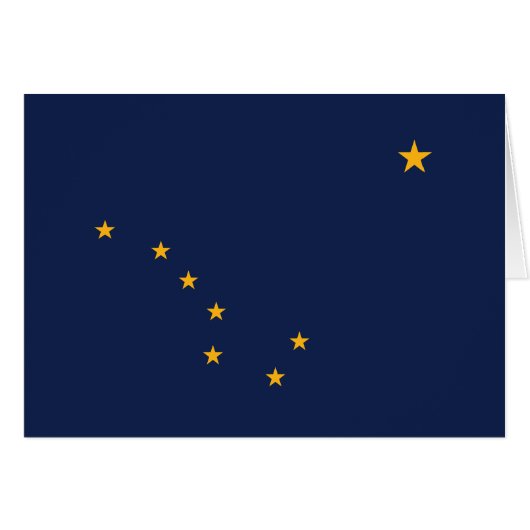 Alaska Staatsflagge (Vorderseite (Horizontal))