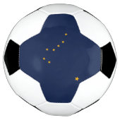 Alaska Staatsflagge Fußball (Gedreht)
