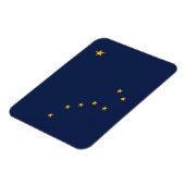 Alaska Staatsflagge Magnet (Linke Seite)