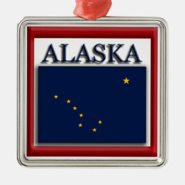 Alaska Staatsflagge Weihnachtsschmuck